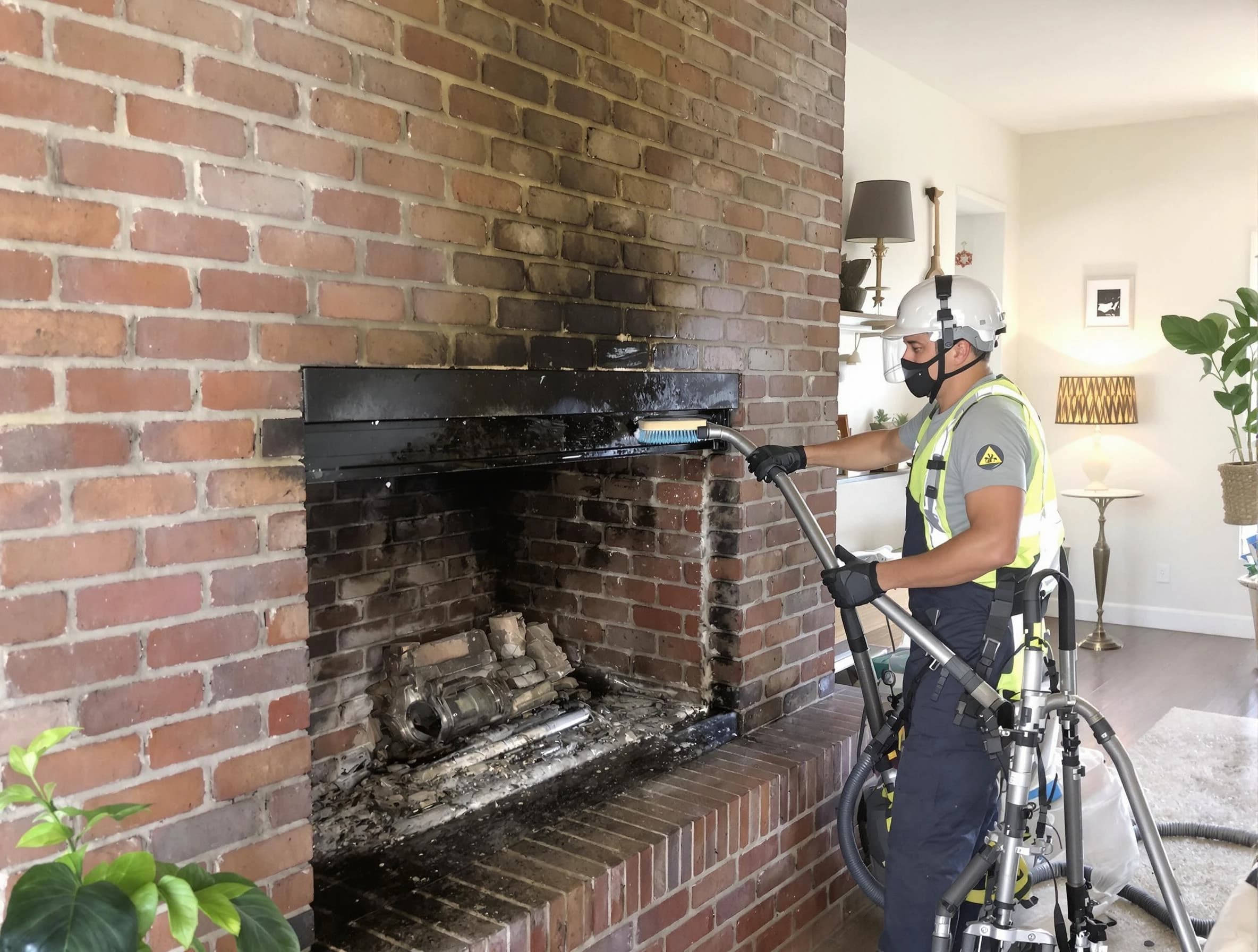 Leeds Chimney Sweep providing fireplace cleaning services in Leeds, AL
