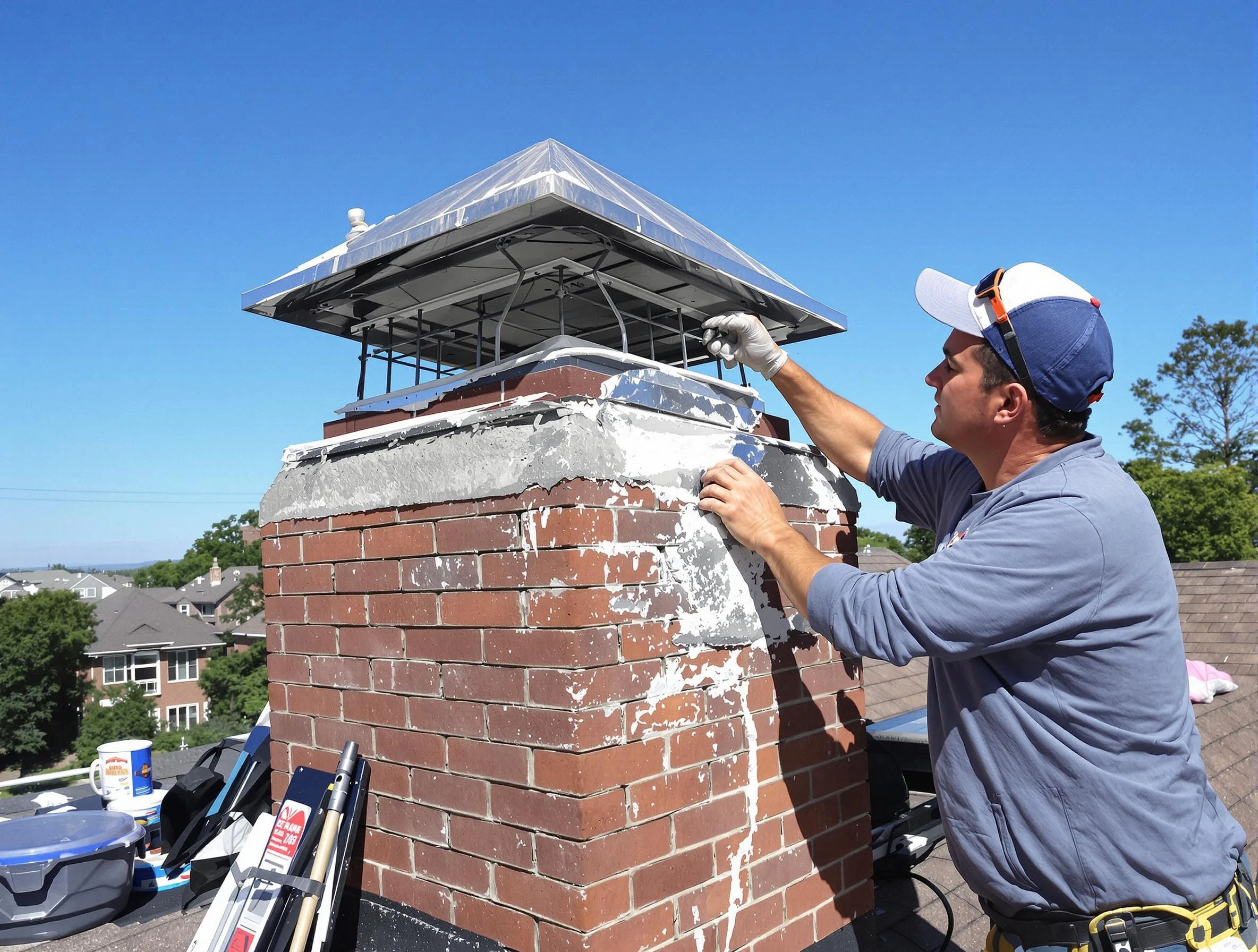 Chimney Crown Services service in Leeds, AL