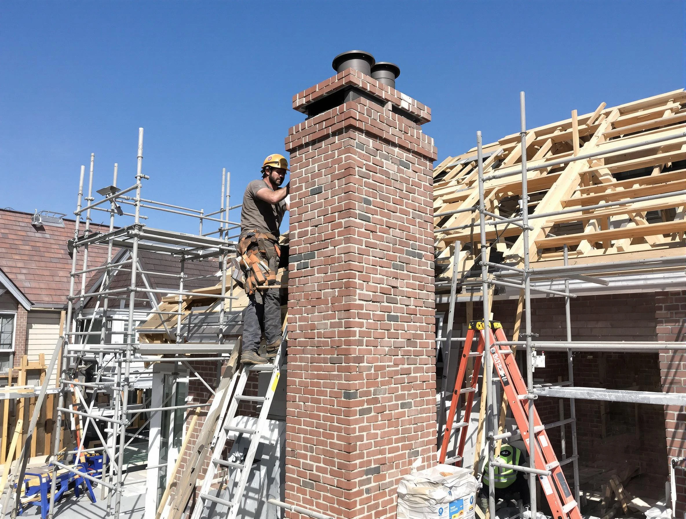 New chimney installation completed by Leeds Chimney Sweep in Leeds, AL