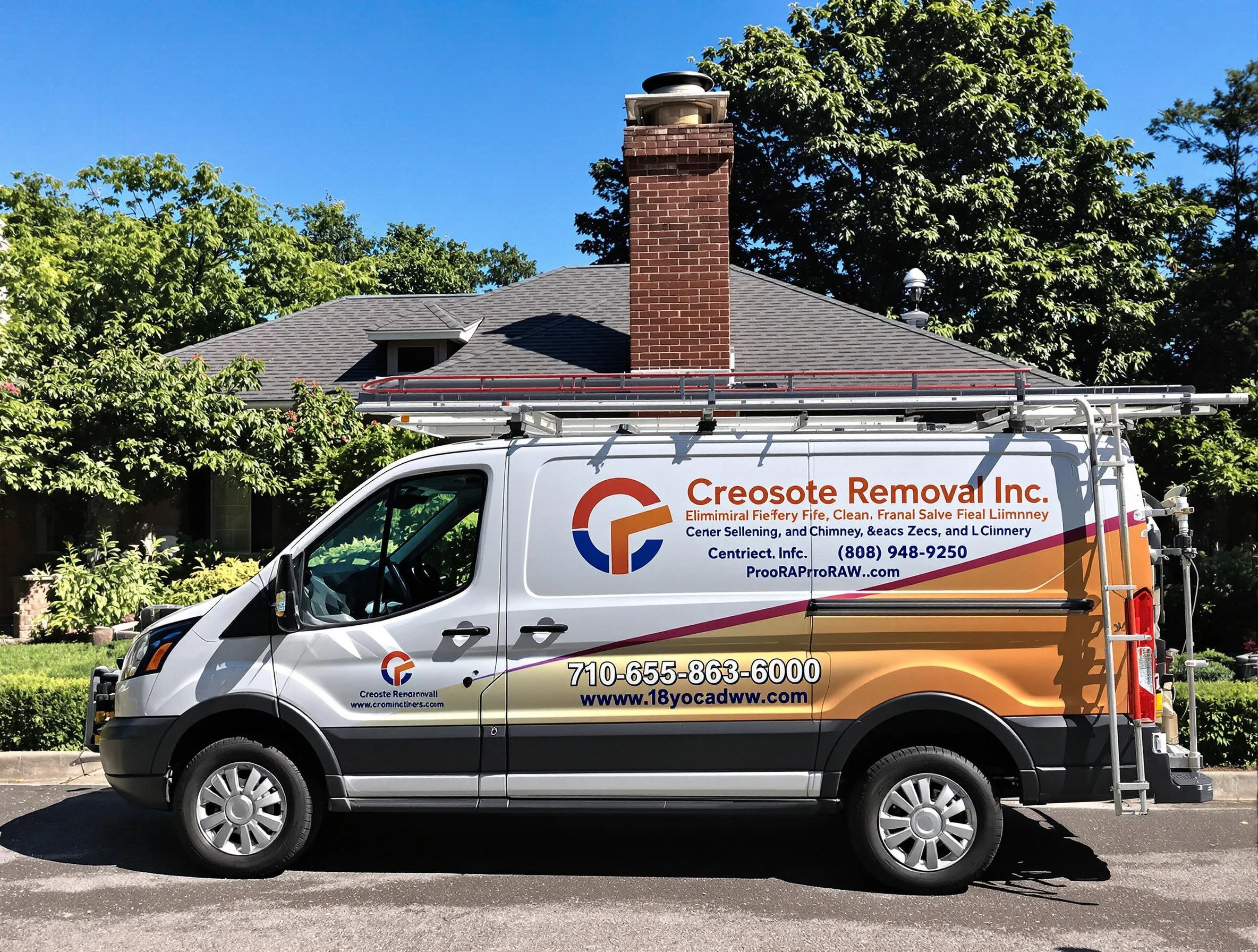 Leeds Chimney Sweep technician removing creosote safely in Leeds, AL